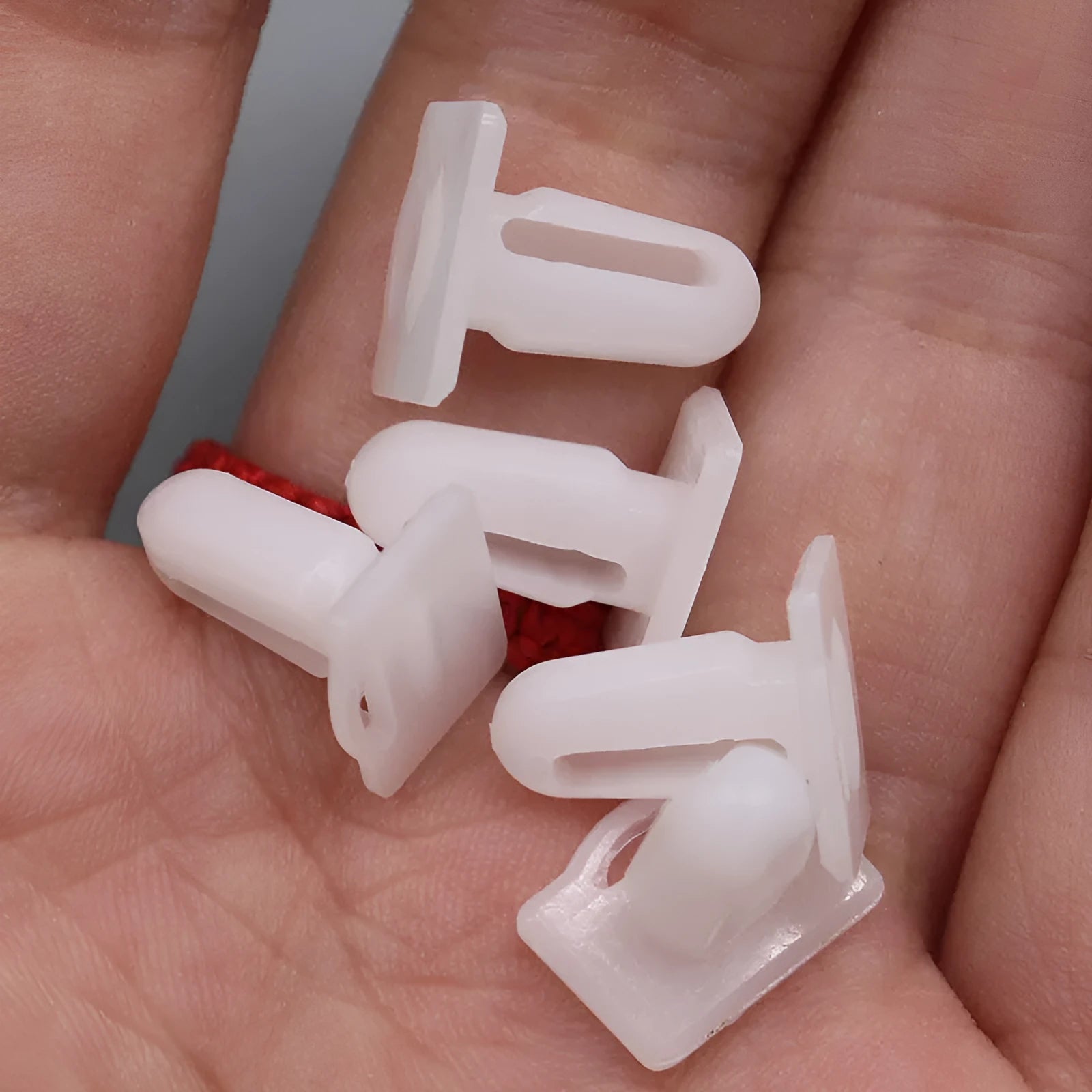 D318 style automotive plastic glue nails and buckles trim fasteners set with 60 PA66 plastic pieces for car interior panel repairs