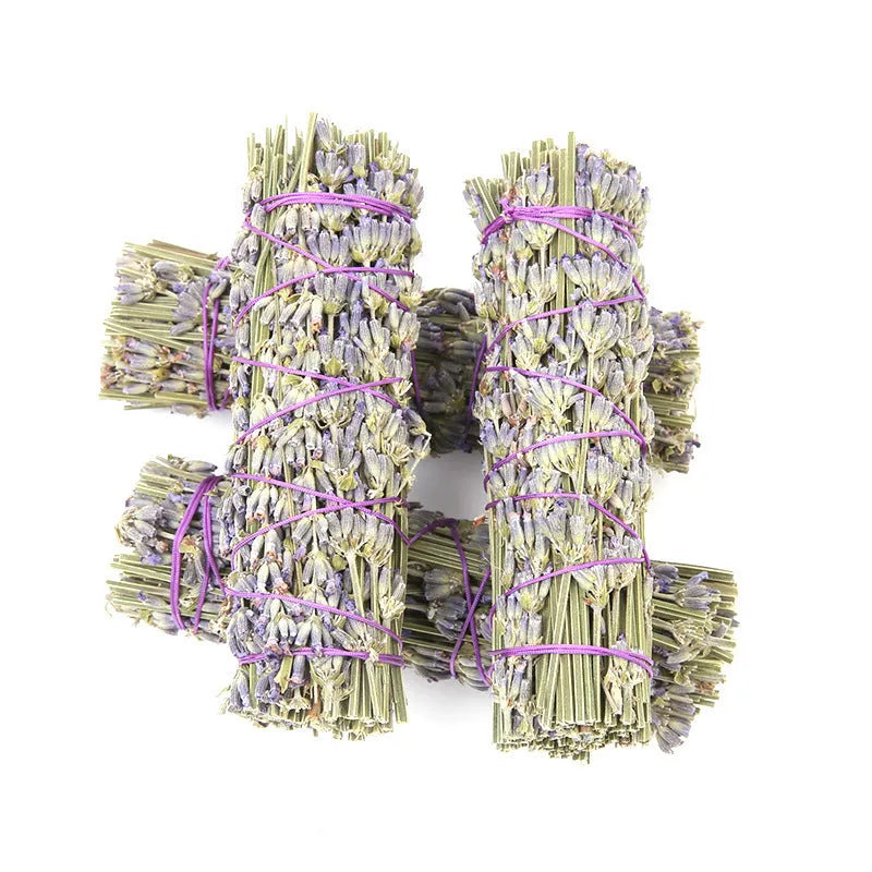 4-inch natural dried flower aromatherapy stick with lavender fragrance for home scenting