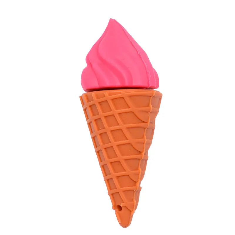 Pink ice cream design USB flash drive with solid-state storage for computers