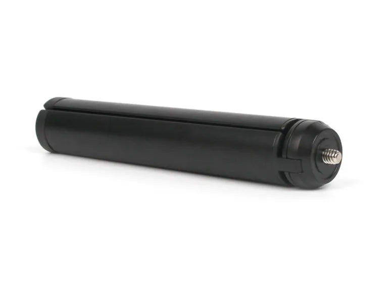 Black aluminium mobile phone tripod and handheld stabiliser compatible with iPhones