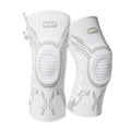 Grey and white professional sports knee pad for basketball, football, running