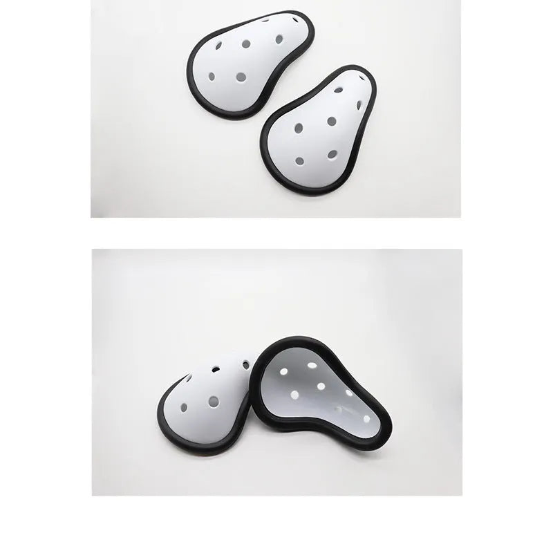 Rubber sports genital protector for martial arts and contact sports in adult and children sizes