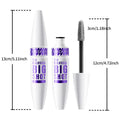 White waterproof mascara 10ml with curling and sweatproof quick-drying formula