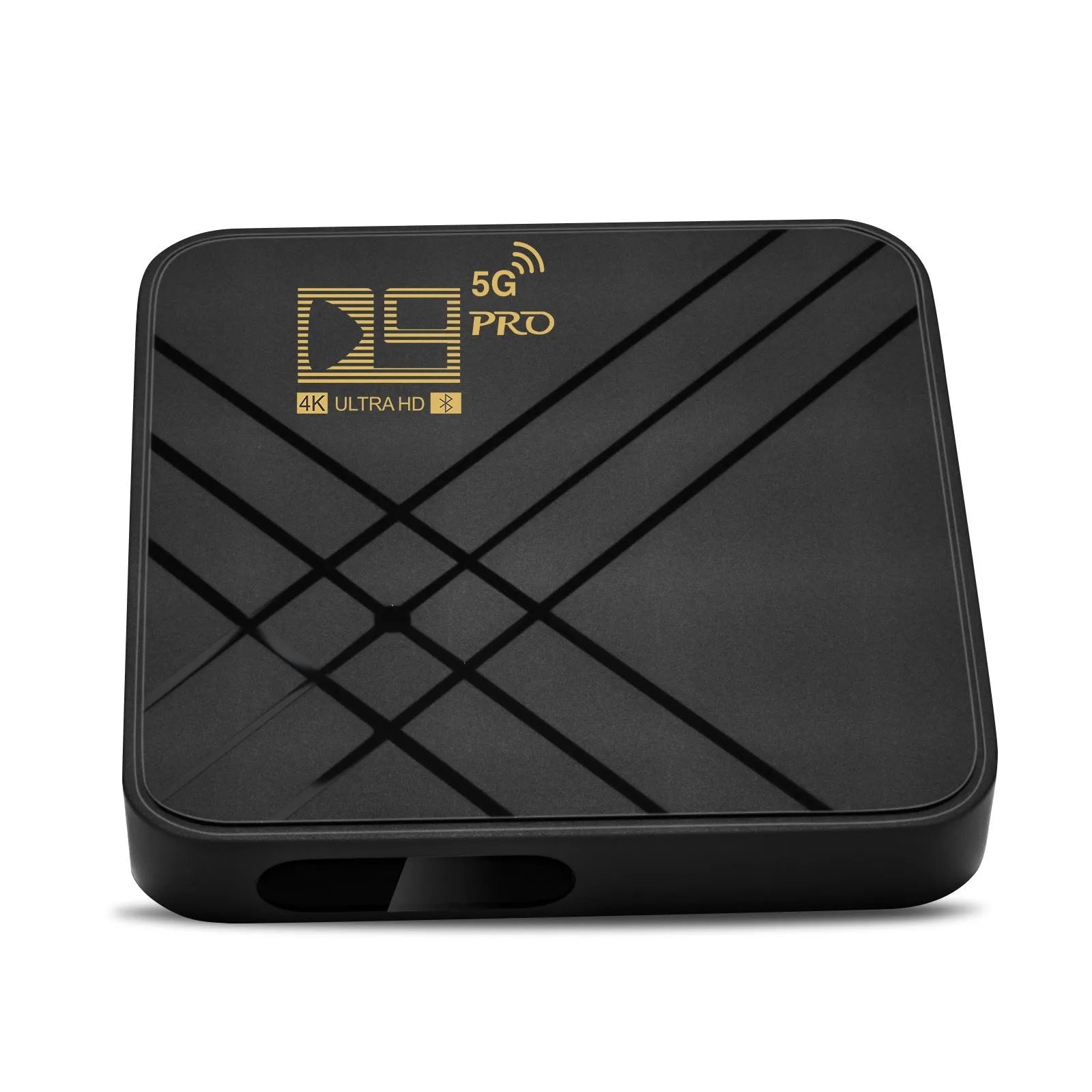 Android set-top box 4K TV box with dual-band WiFi, compact 110mm design, and HDMI output