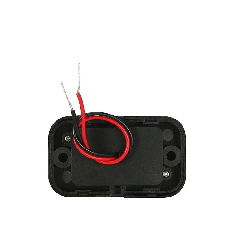 Black QC3.0 car charger with TYPE-C fast charging port for 36W automotive device charging