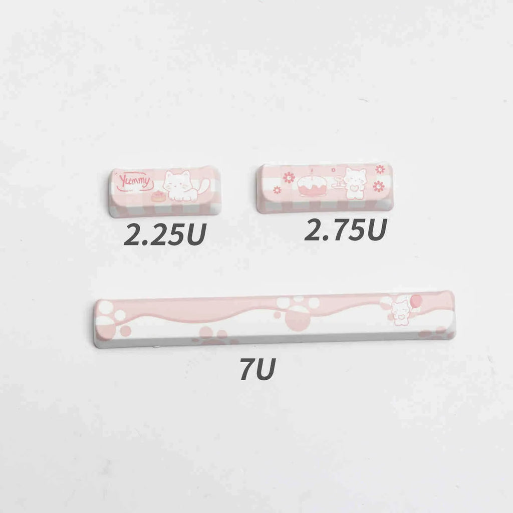Complete PBT sublimation keycap set for mechanical keyboards showing 98+ keys with universal compatibility