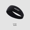 Seamless knitted athletic hair band in three colours for sports and fitness activities