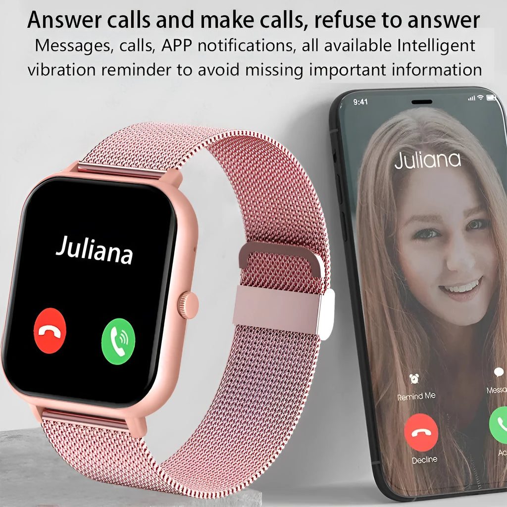 ZL54C smart watch with AMOLED display showing health monitoring data on wrist