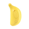 Rechargeable cat steam brush in green or yellow, showing round teeth with cat paw-shaped ends for grooming.