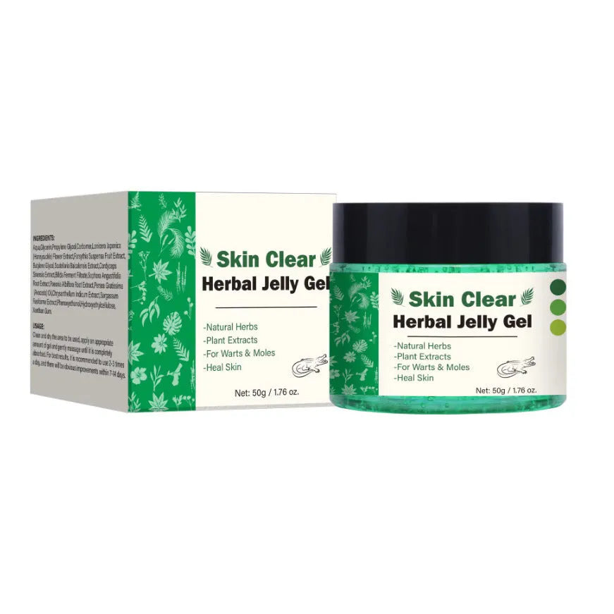 50g clear herbal gel cosmetic product for body care applications