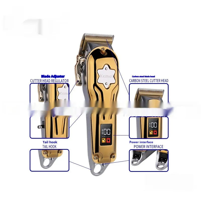 Electric hair cutter model KM-2011 rechargeable cordless trimmer