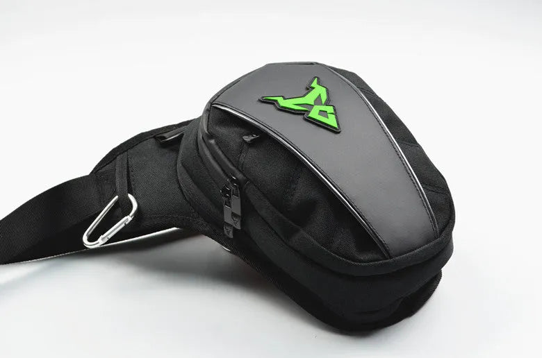 Motorcycle leg bag in 1200D Oxford cloth with 29cm dimensions for riding storage