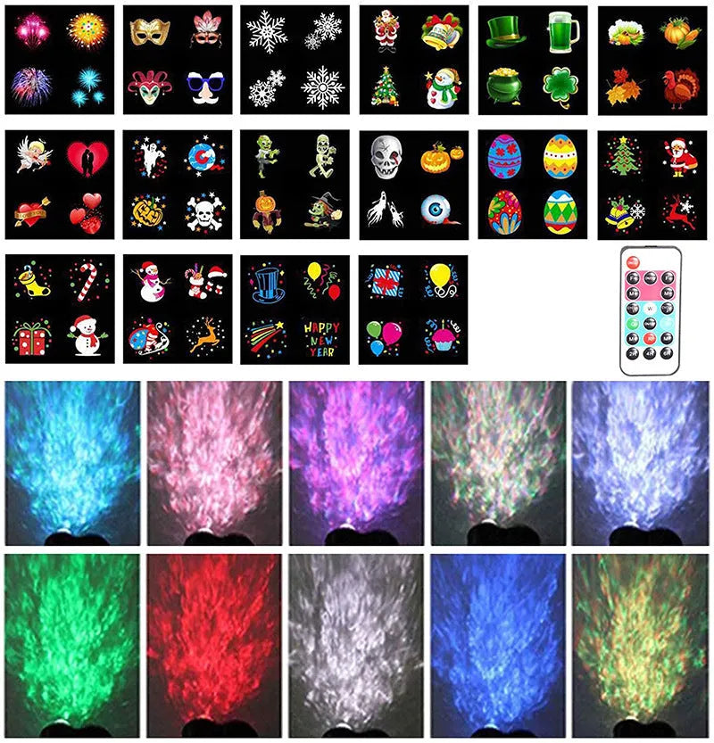 Outdoor double tube animated water pattern LED light with IP65 waterproof rating for garden use