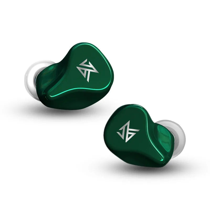 Z1 true wireless in-ear Bluetooth headset in black or green colour options.