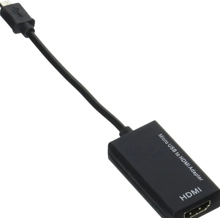 Black DisplayPort to HDMI adapter cable with 12cm length and compact converter