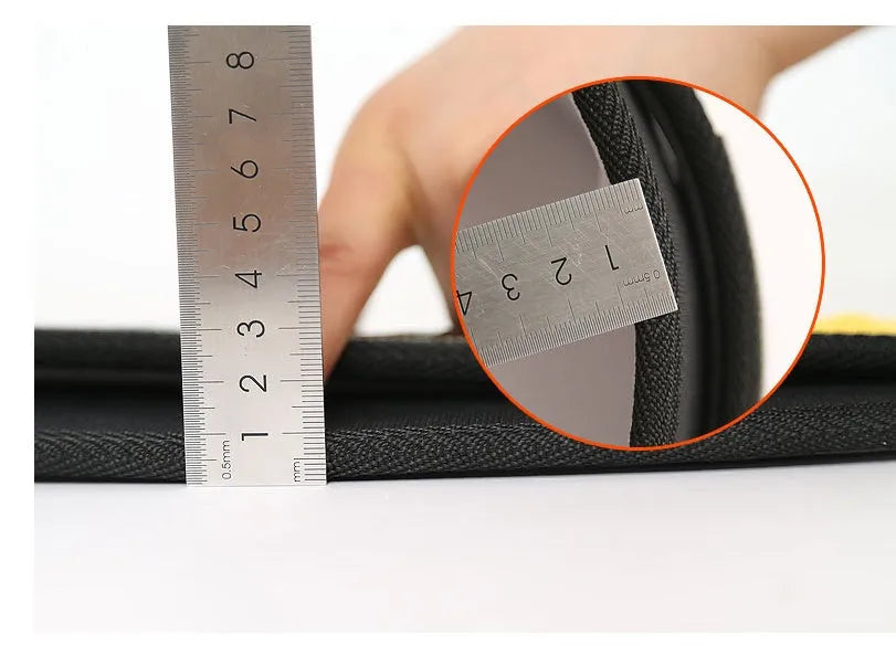 Nylon fitness weightlifting waistband for adults in black, red, and yellow colours
