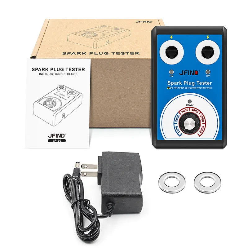 Car spark plug fault diagnostic tester showing B0198-1 and B0198-2 format options
