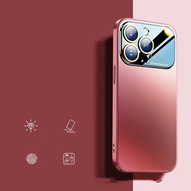 Home fashion simple large window frosted silicone phone case for Apple iPhone in green