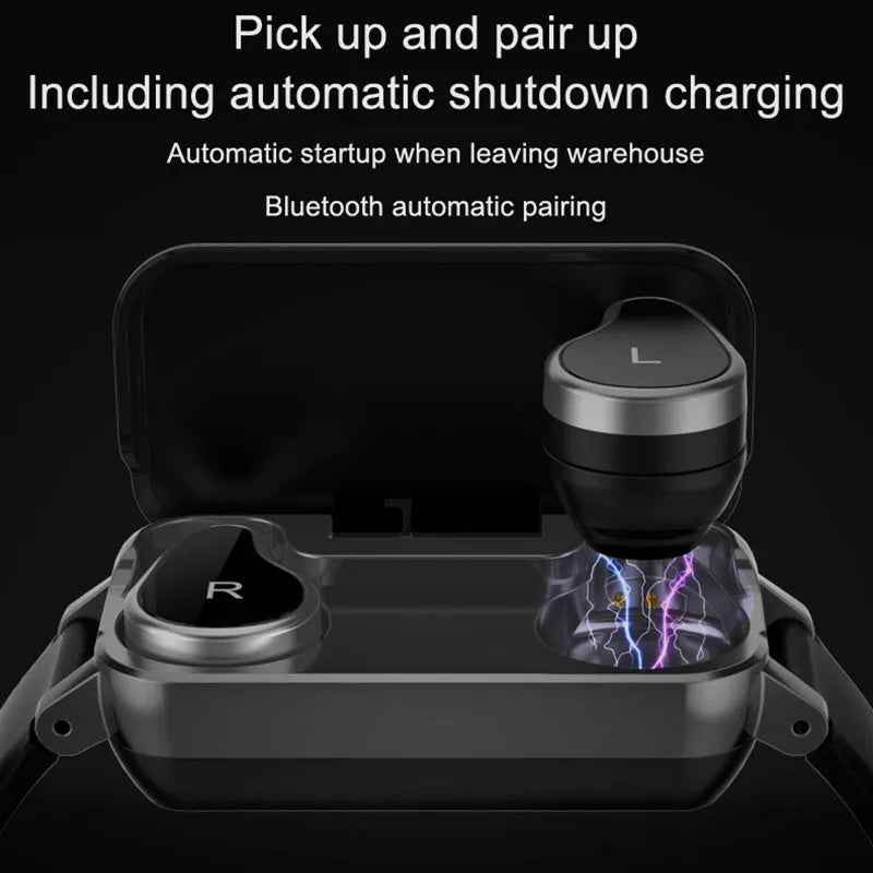 Call Bracelet smart wearable fitness tracker in Black, Blue, and Coffee colours on a wrist.