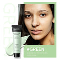 30g moisturising makeup primer tube in green, pink and purple colour options