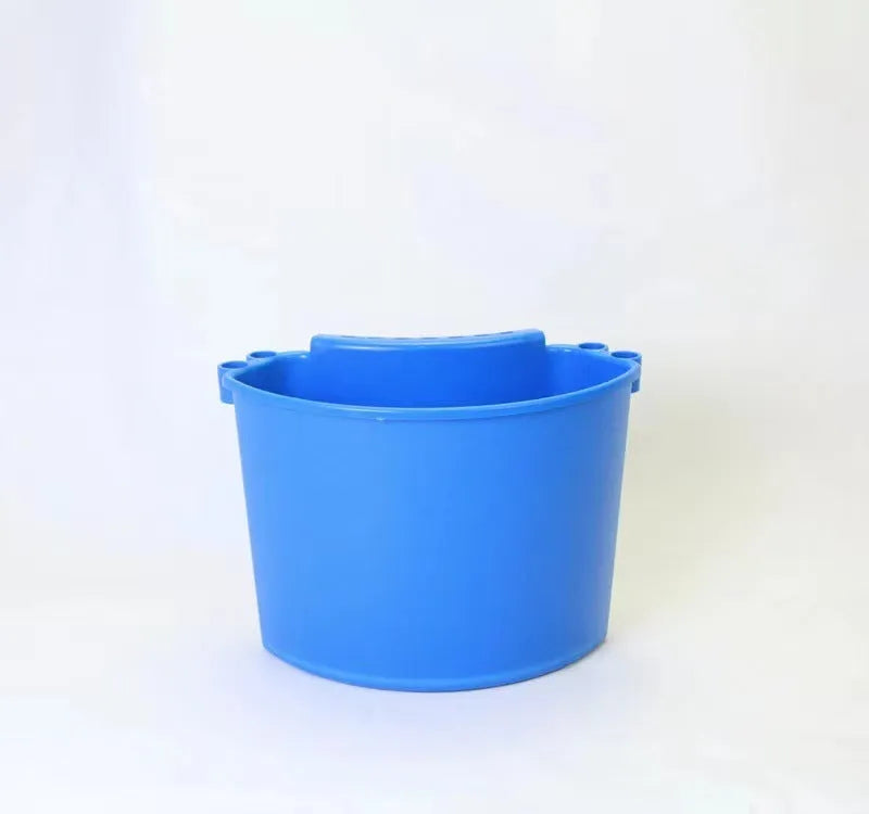 Car washing bucket with grit guard tray in selected colour