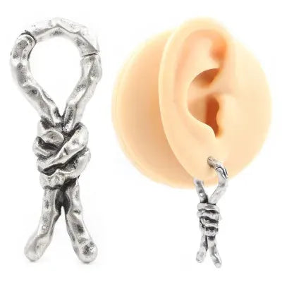 Copper bending and connecting piercing earrings for auricle placement with 4mm specification