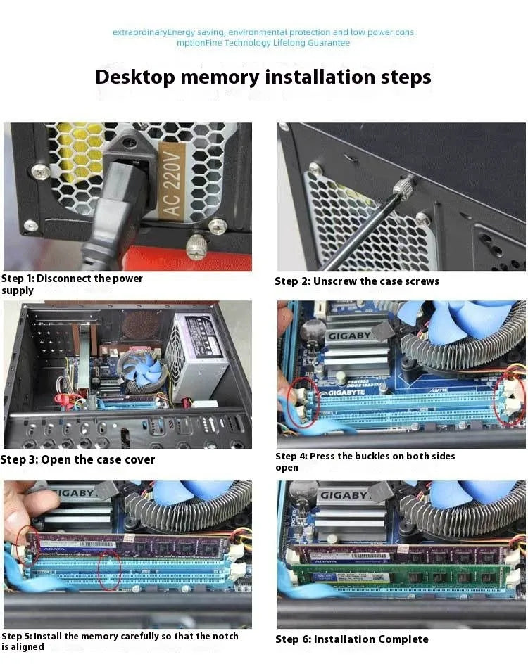 4GB DDR3 1600 desktop memory module with 240-pin DIMM connector for AMD system compatibility