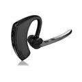 V9 Jerry style Bluetooth wireless headset with ear-bud and charging cable on a white background.