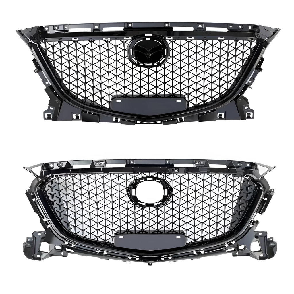 Skoda Octavia MK3 three-section front shovel retrofit kit showing M10 model with car tail component