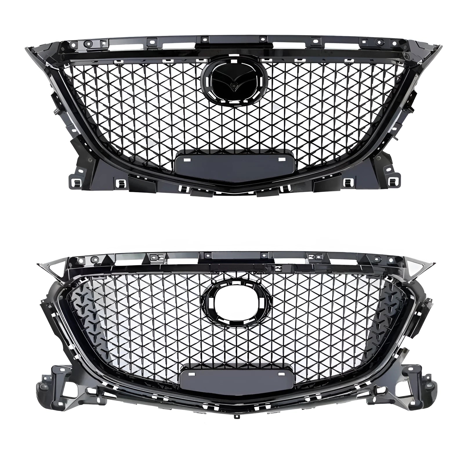 Skoda Octavia MK3 three-section front shovel retrofit kit showing M10 model with car tail component