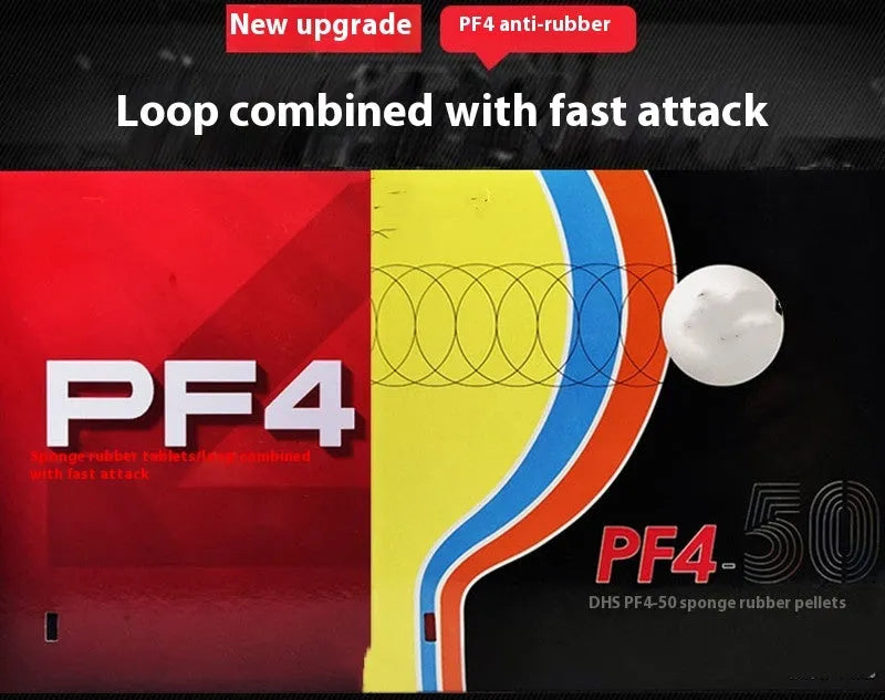 Fast Attack Sticky Classic-50 PF4-50 table tennis racket in red and black colour options