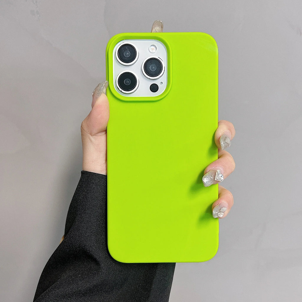 Solid colour matte TPU half pack phone case for iPhone, RW Black, fitting IP15 Pro Max