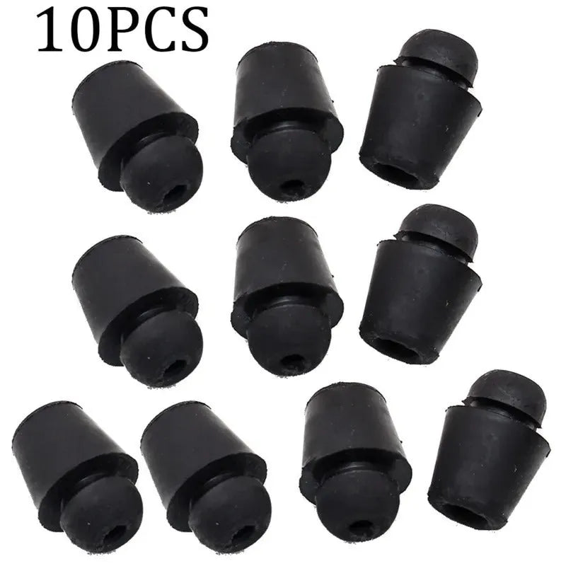 X16 coloured automotive rubber dampening clips for trunk and cover shock absorption