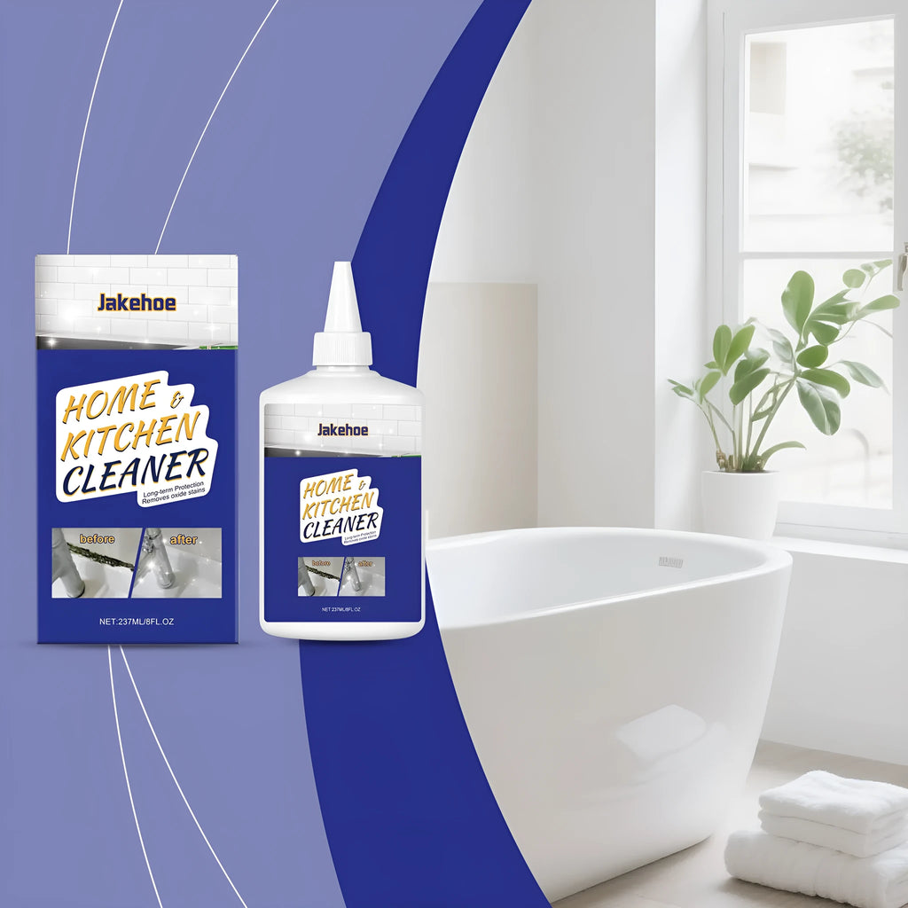 237ml bottle of thick household decontamination gel for kitchen and bathroom cleaning.