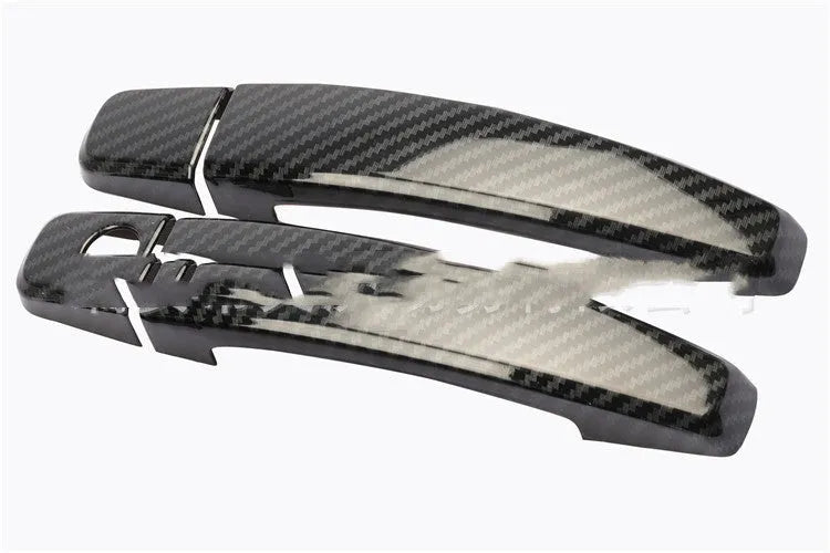 Carbon fibre pattern door handle cover for Opel Vauxhall Astra interior
