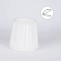 Purple Wheat fabric lampshade for crystal wall lamps in dark blue, white, and black colour options.