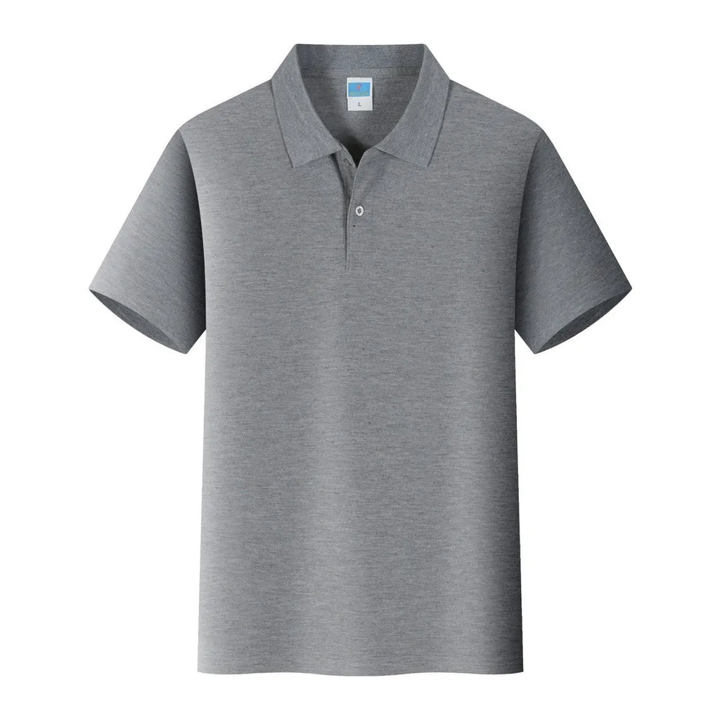 Short sleeve straight cut cotton work shirt for logo embroidery, shown in multiple colour options.