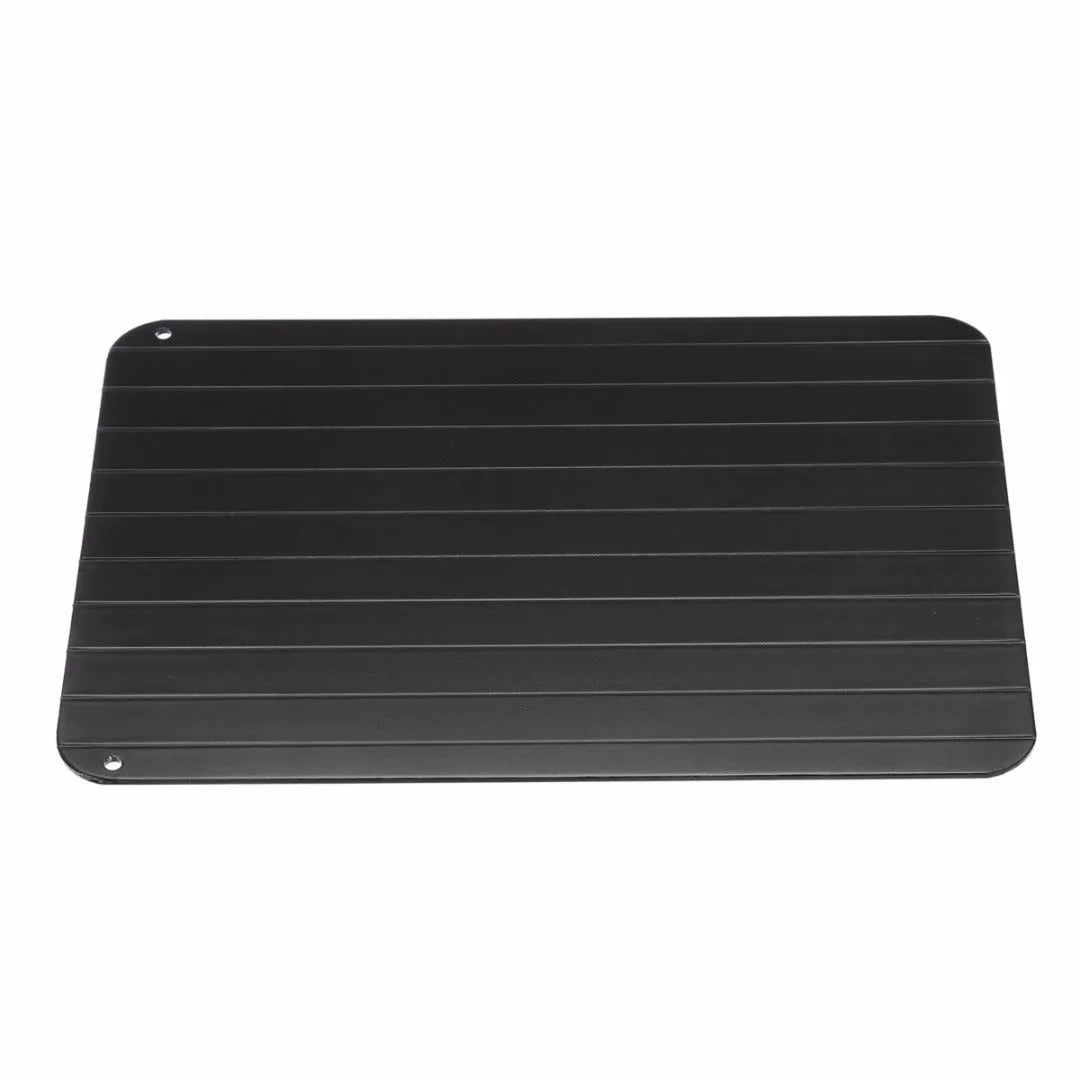 Imperial Home fast defrosting tray 14x8 inch aluminium thaw plate on kitchen countertop