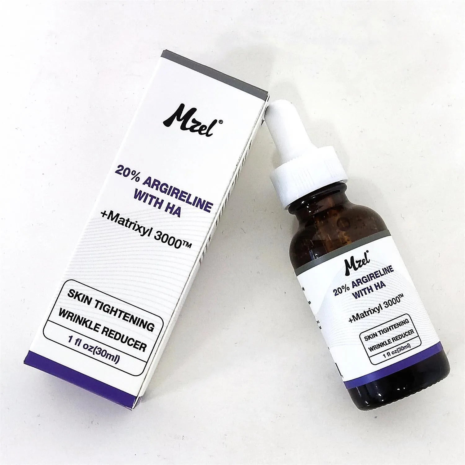 30ml bottle of six-peptide firming and brightening moisturising liquid for universal skin types.
