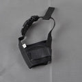 Plastic adjustable dog muzzle in multiple colours and sizes for safety control