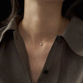 S925 sterling silver jelly opal pendant necklace with geometric oval shape in gold or white gold colour