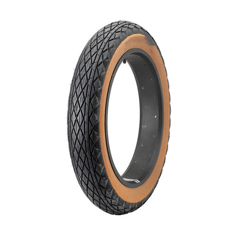 20x4.0 brown edge rubber tyre for electric beach cars and snowmobiles