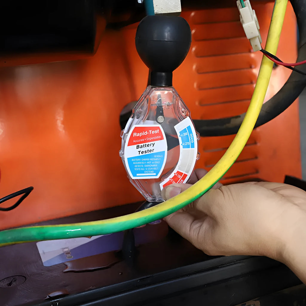 ABS plastic battery electrolyte hydrometer for lead acid density testing with 1.1-1.3 measurement scale