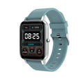 H80 smart watch with ECG and blood oxygen monitoring on a silicone strap, showing the 1.69-inch touch screen.