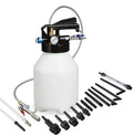 Pneumatic automatic transmission oil changer machine with 220W motor and choice of 10L or 6L tank.