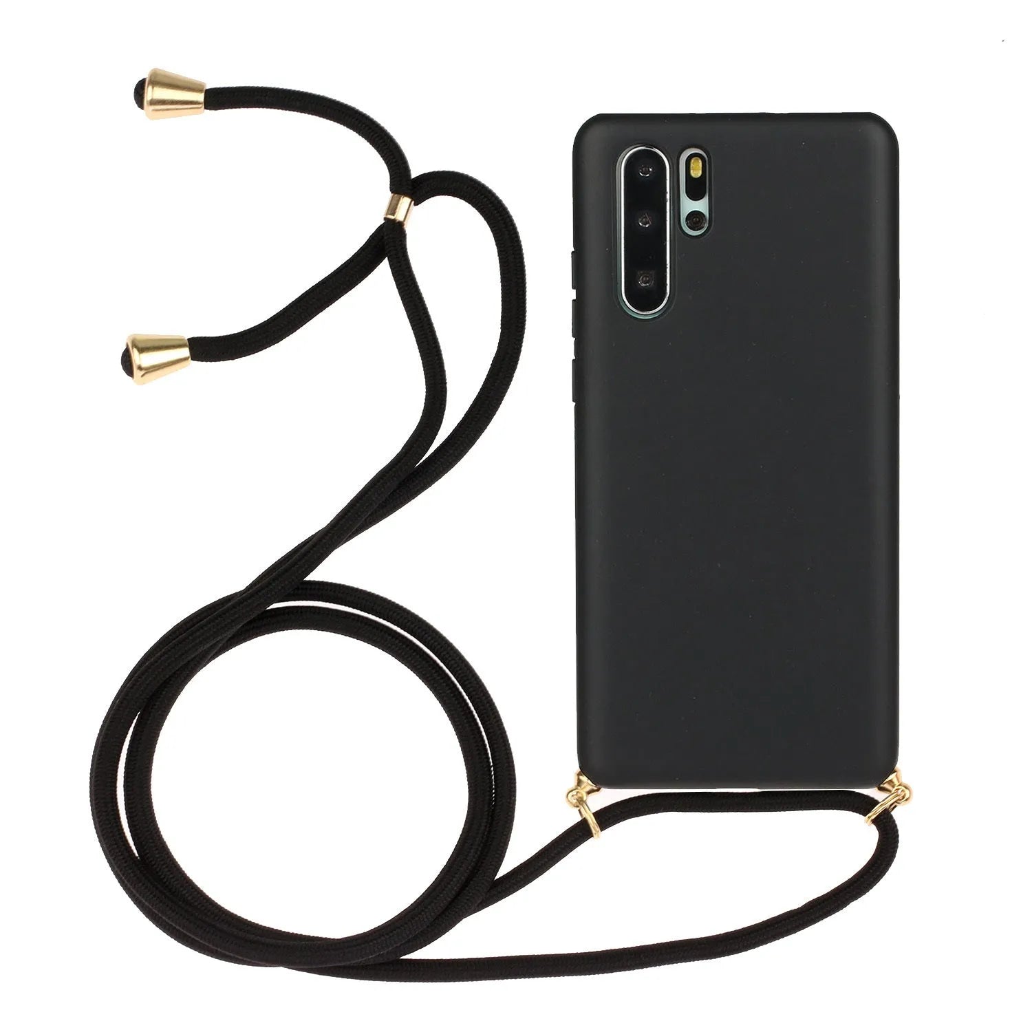 Huawei floral painted phone case with wrist lanyard in multiple colour options