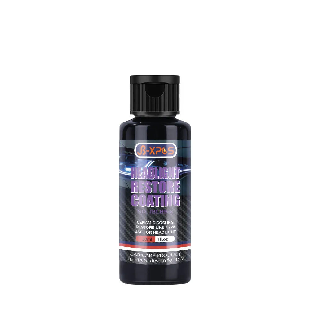 JB-XPCS LHB-8 Headlight Restore Coating car light repair fluid in 10ml and 30ml bottle options