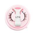Reusable glue-free waterproof false eyelashes in natural thick style