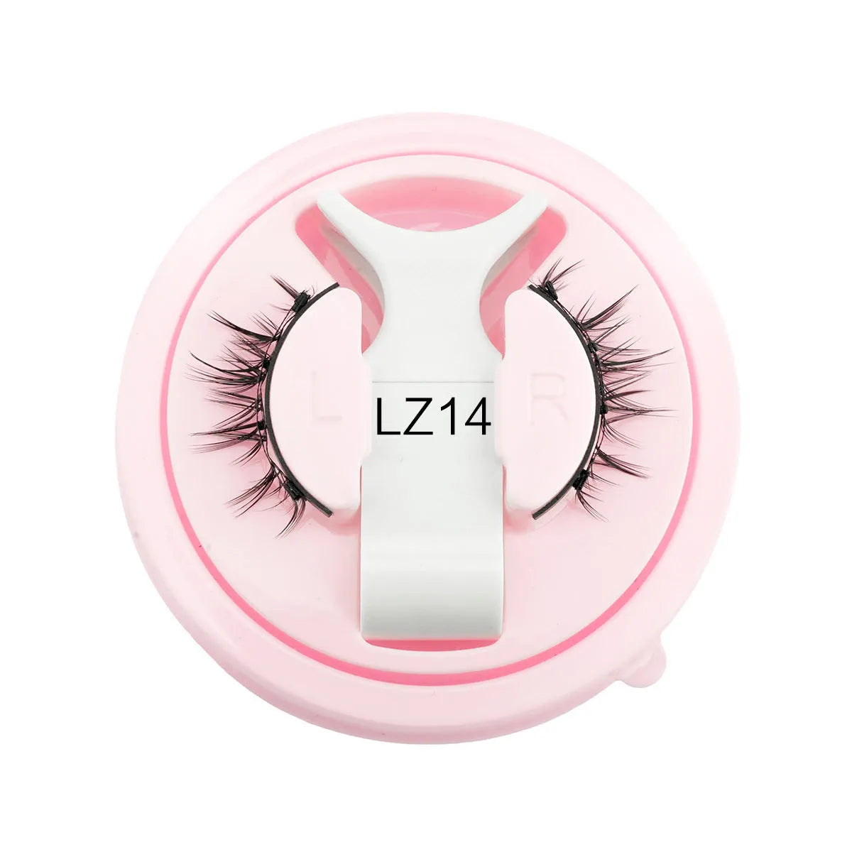 Reusable glue-free waterproof false eyelashes in natural thick style