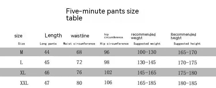 Men's knee-length quick-dry nylon sports shorts in black with elastic mid-waist